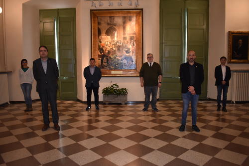 Tots els grups municipals de l'Ajuntament de Manresa signen les Bases per a la Reconstrucció Social i Econòmica de la ciutat